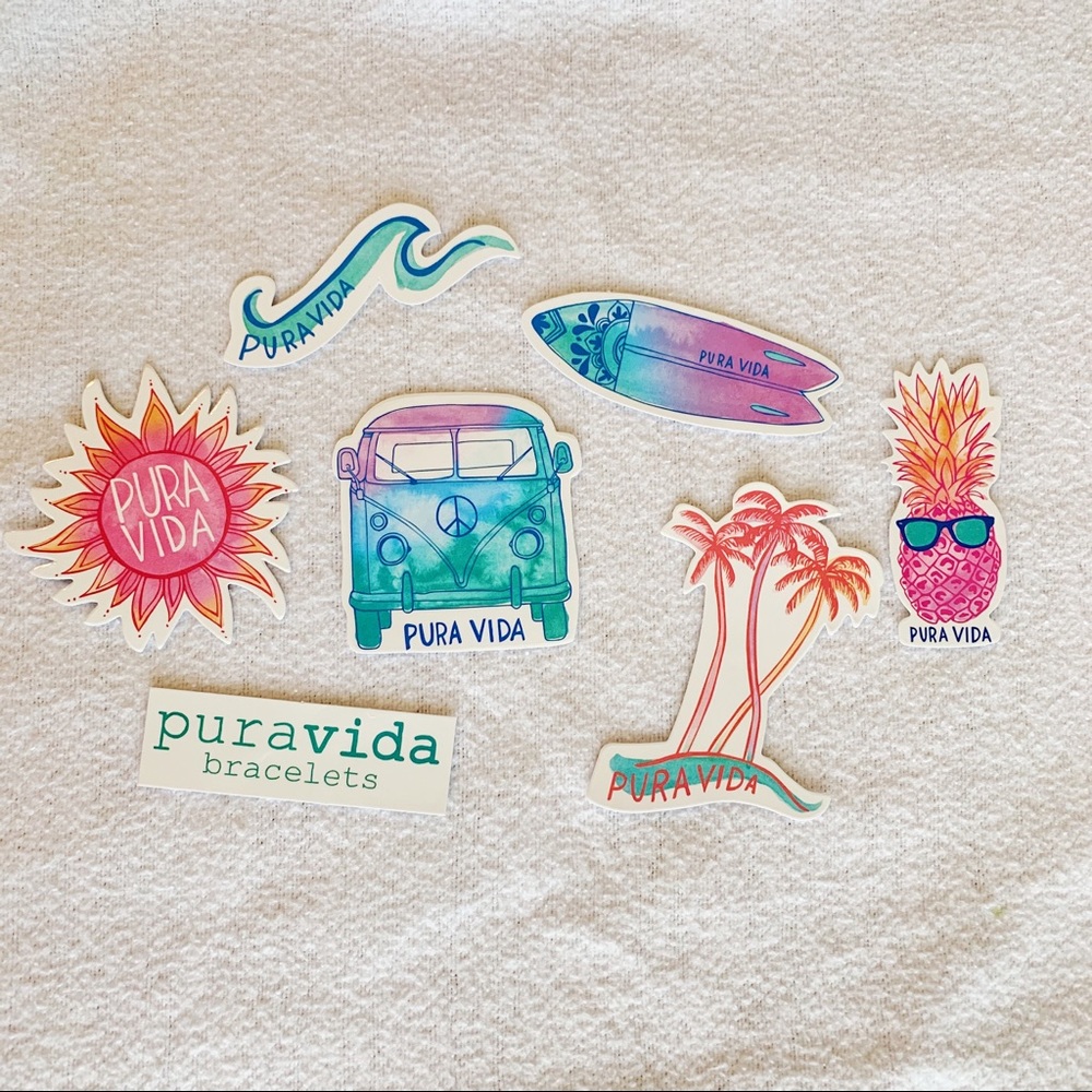 Puravida sticker pack- 7 piece!!